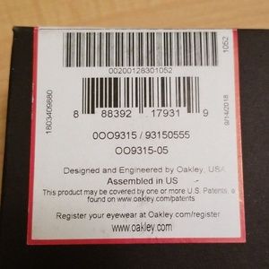 New Oakley sunglasses